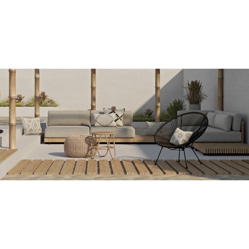 Pack Fauteuil Acapulco X2 - Piétement Blanc - Nouvelle Édition Noir