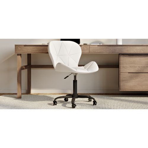 Chaise De Bureau Tapissée En Pu - Winka Structure Noire Jaune