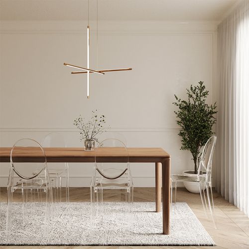 Lustre LED De Design - Queme Doré