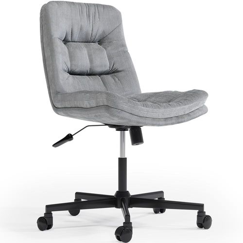 Chaise De Bureau Tapissée - Rotative - Arba Gris Clair