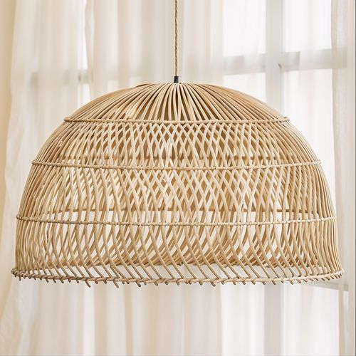 Lampe Suspendue En Rotin - Boho Bali - Yamly Naturel