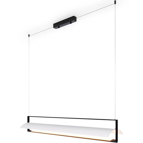 Lampe Suspendue Barre Horizontale LED - Gress Noir