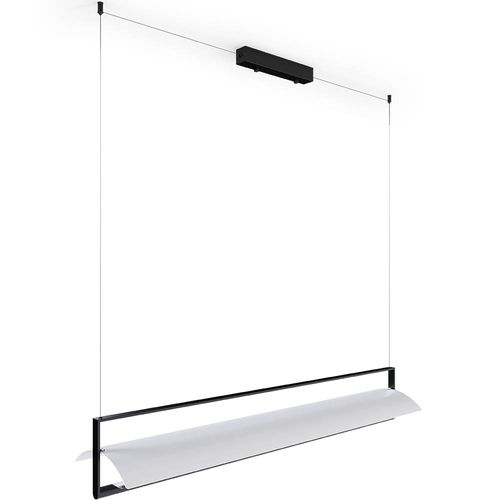 Lampe Suspendue Barre Horizontale LED - Gress Noir