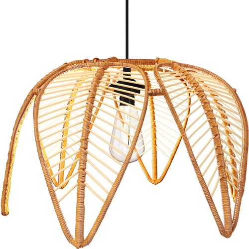 Lampe De Plafond En Rotin - Style Boho Bali - Heyma Naturel