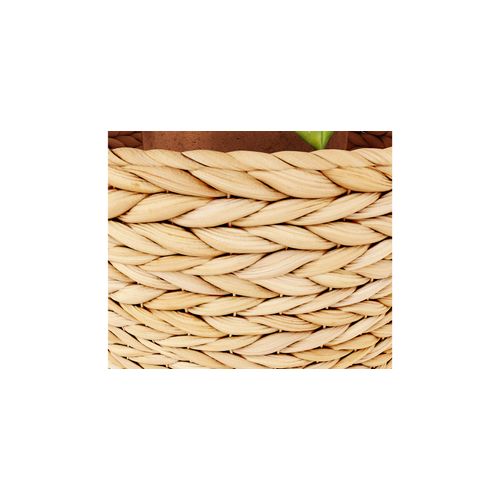 Pot De Sol Rond - Style Boho - 46 Cm - Pert Naturel