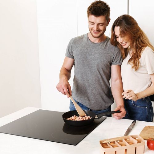 Plaque Induction Encastrable Cabbih4-a 6000w Avec 4 Zones Et 9 Niveaux De Puissance