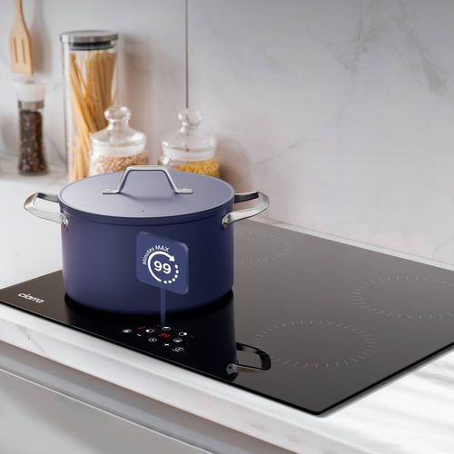 Plaque Induction Encastrable Cabbih4-a 6000w Avec 4 Zones Et 9 Niveaux De Puissance