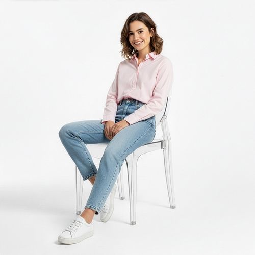 Chaise De Salle à Manger Transparente - Style Victoria Ghost Gris Transparent