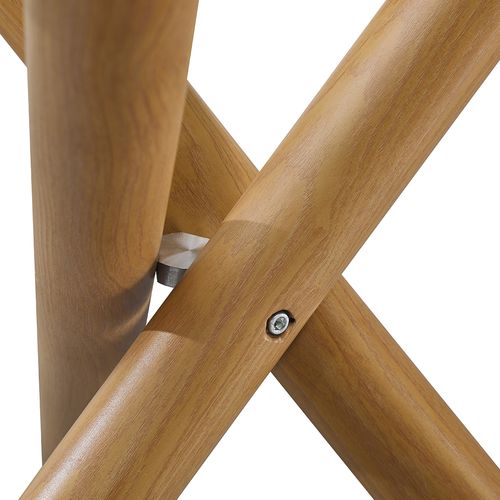 Table à Manger Ronde - Design Scandinave - 4/5 Couverts - Liona Naturel