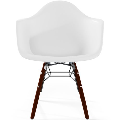 Chaise Pour Enfants - Design Scandinave - Pieds En Bois Foncé - Skandiva Jaune