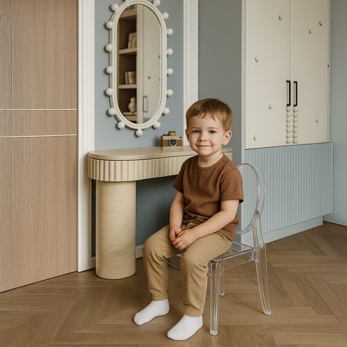 Chaise Enfant Transparent - Victoire Bleu