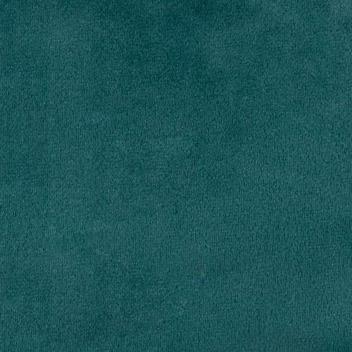 Pouf Fauteuil Natalia Avec Repose-pied Carré Icon Velours Bleu Canard, 88 X 100cm