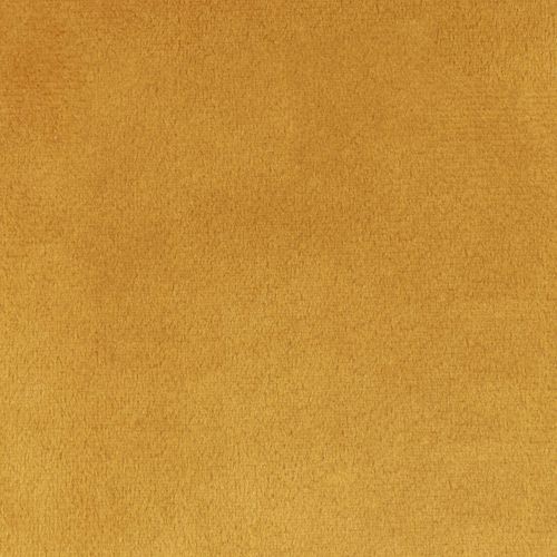 Pouf Fauteuil Natalia Avec Repose-pied Carré Velours Jaune Ocre, 88 X 100cm