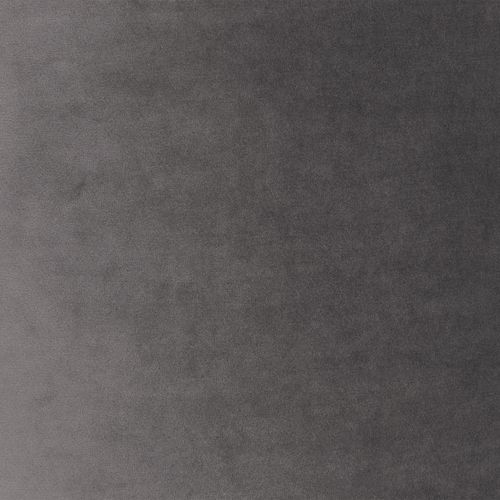 Pouf Rond Milano Velours Gris Anthracite, 55 X 55cm