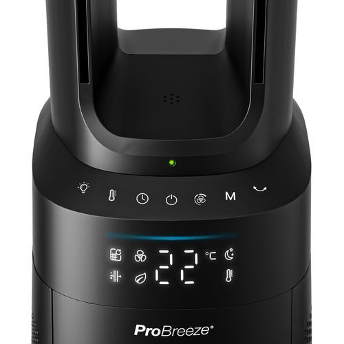 Ventilateur Colonne Sans Pales Premium Omniair 41" Avec Purificateur D’air – Noir