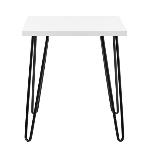 Owen - Table D'appoint En Mélaminés Blanc