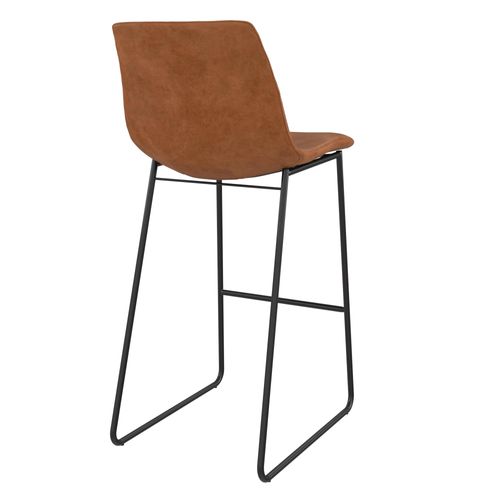 Bowden-tabouret De Bar En Simili Caramel
