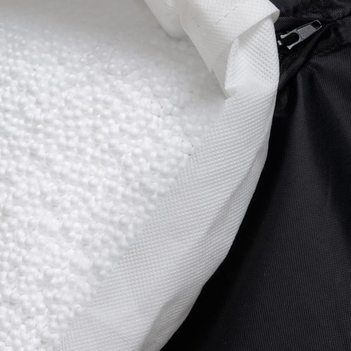 Pouf Poire Enfant Dalton Inclinable Velours Côtelé Gris, 69x65x59cm