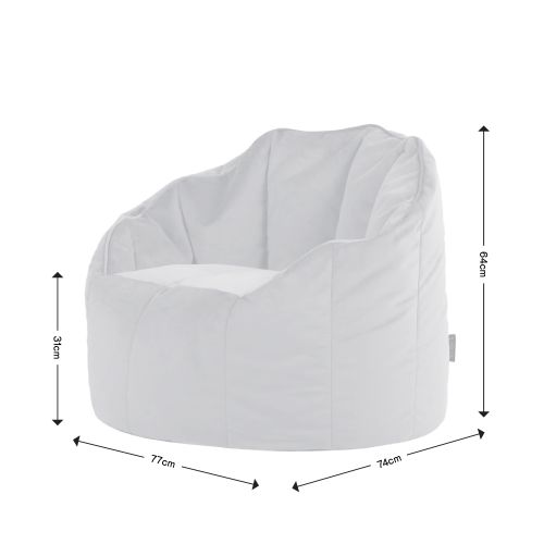 Pouf Fauteuil Sirena Velours Jaune Ocre, Salon, Chambre, 77 X 74cm