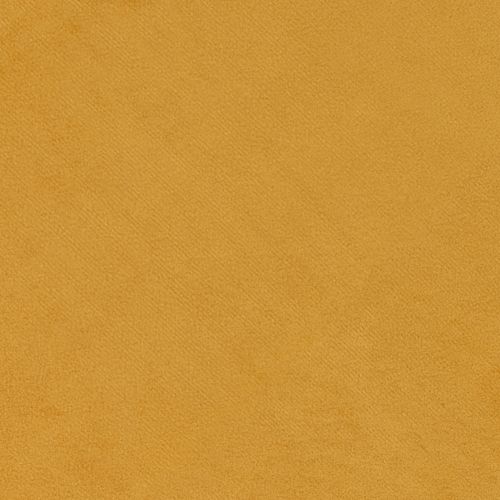 Pouf Chauffeuse Dolce En Velours Doux Jaune Ocre 75 X 96 X 75 Cm