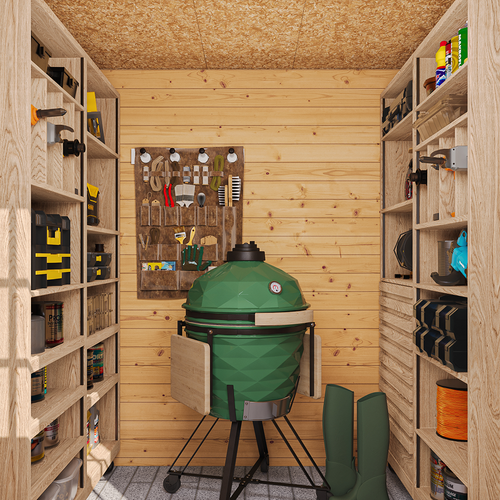 M309 Abri De Jardin En Bois - L204xl204xh200 Cm/3.53 M2