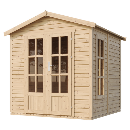 M351fb Cabane En Bois Avec Plancher-l233xp222xh233cm