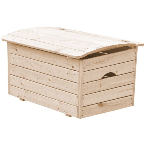 M034-1 Coffre à Jouets En Bois Pour Enfants - 80 X 50 X H47 Cm