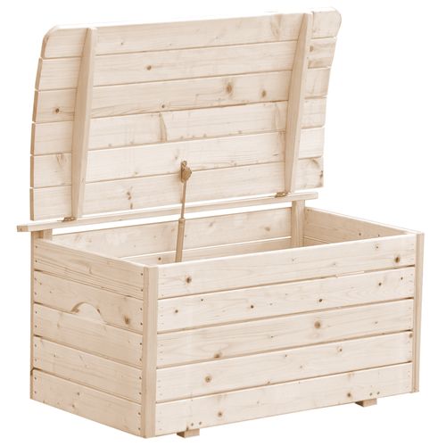 M034-1 Coffre à Jouets En Bois Pour Enfants - 80 X 50 X H47 Cm