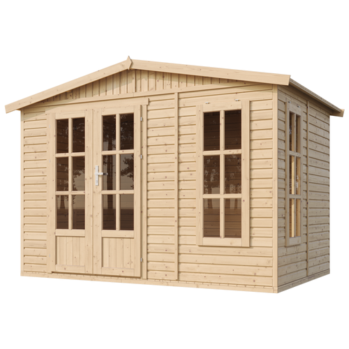 Abri De Jardin En Bois - M334fb - 6 M2 - L332xp222xh232cm