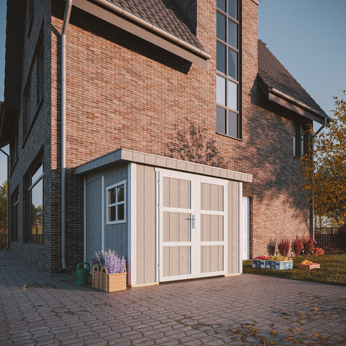 M938b Abri De Jardin Qualité Premium 5,9 M² - H231x248x294 Cm