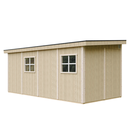 M940b Abri De Jardin Qualité Premium 11,47 M² - H231x248x530 Cm