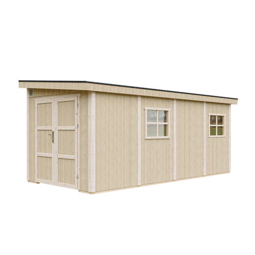 M940b Abri De Jardin Qualité Premium 11,47 M² - H231x248x530 Cm