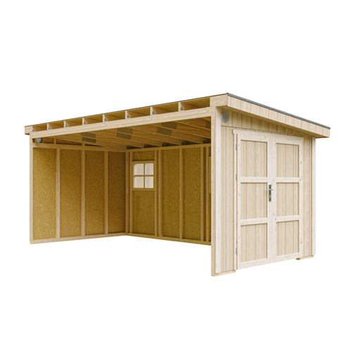 M940b Abri De Jardin Qualité Premium 11,47 M² - H231x248x530 Cm