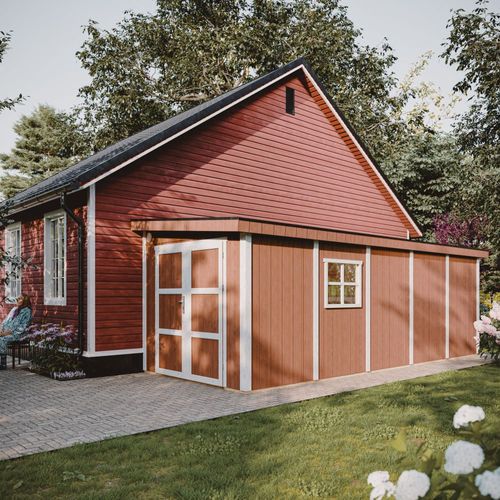 M941b Abri De Jardin Qualité Premium 14,3 M² - H231x248x648 Cm