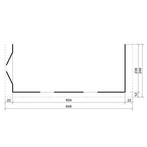M941b Abri De Jardin Qualité Premium 14,3 M² - H231x248x648 Cm