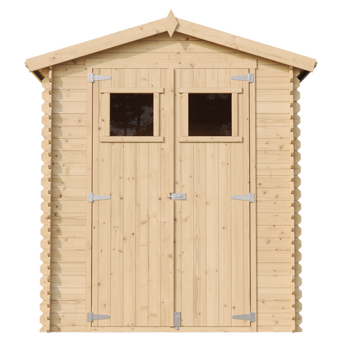 Abri De Jardin En Bois Avec Sol Traité - M320+m320g - I186xl196xh218 Cm/ 2,82 M2