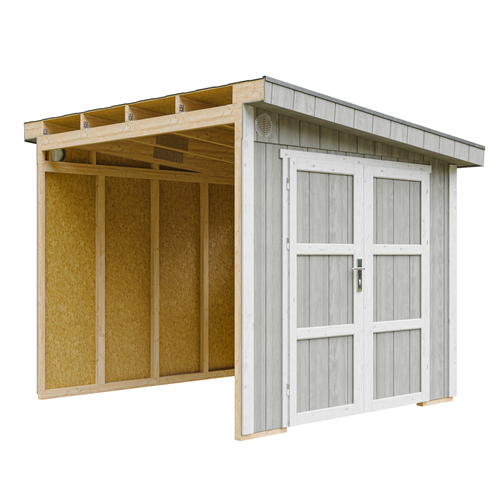 M938b-tundra Grey Abri De Jardin Qualité Premium 5,9 M² - H231x248x294 Cm