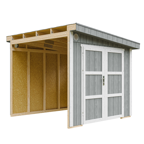 M938b-cavern Steel Abri De Jardin Qualité Premium 5,9 M² - H231x248x294 Cm