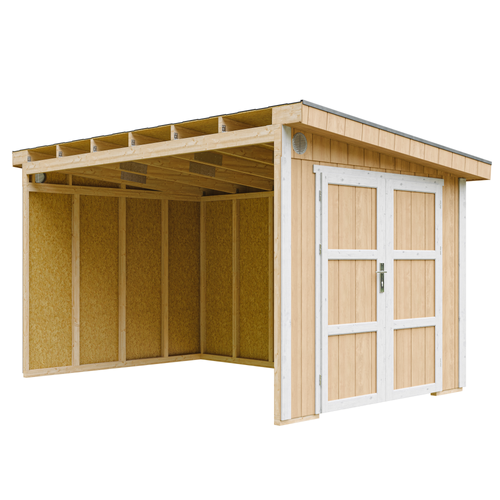 M939b-harvest Honey Abri De Jardin Qualité Premium 8,68 M² - H231x248x412 Cm