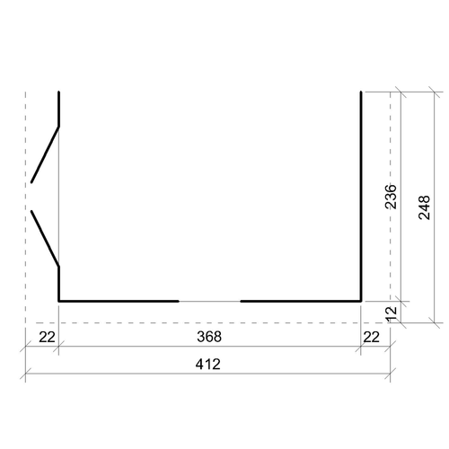 M939b-harvest Honey Abri De Jardin Qualité Premium 8,68 M² - H231x248x412 Cm