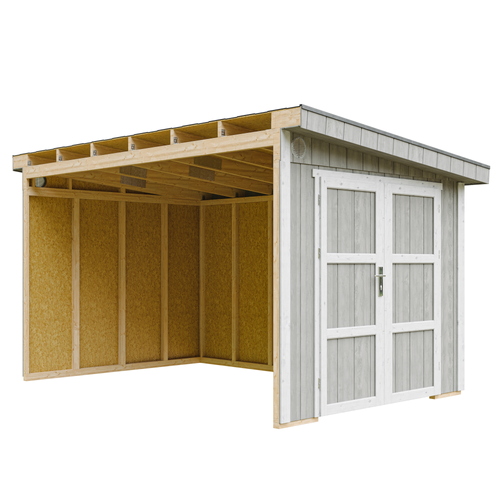M939b-tundra Grey Abri De Jardin Qualité Premium 8,68 M² - H231x248x412 Cm