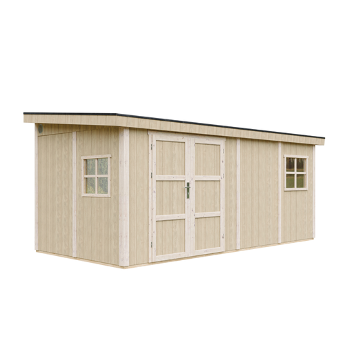 M940b-tundra Grey Abri De Jardin Qualité Premium 11,47 M² - H231x248x530 Cm