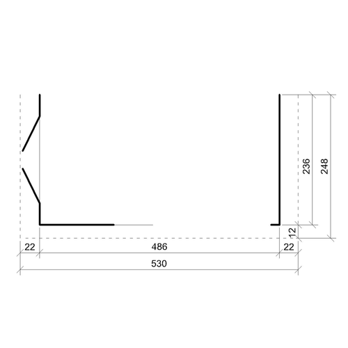 M940b-cavern Steel Abri De Jardin Qualité Premium 11,47 M² - H231x248x530 Cm