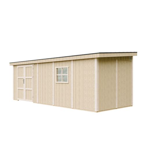 M941b-terra Brown Abri De Jardin Qualité Premium 14,3 M² - H231x248x648 Cm