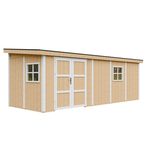 M941b-harvest Honey Abri De Jardin Qualité Premium 14,3 M² - H231x248x648 Cm