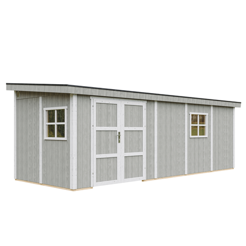 M941b-tundra Grey Abri De Jardin Qualité Premium 14,3 M² - H231x248x648 Cm