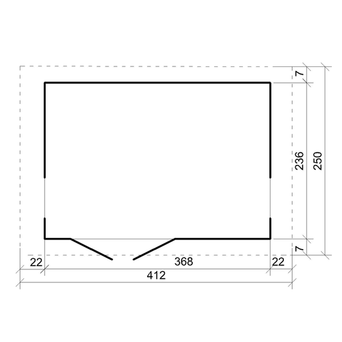 M914a-harvest Honey Abri De Jardin Qualité Premium 8,68 M² - H252x250x412 Cm