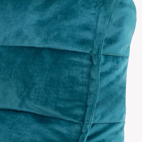 Pouf Modulable Sofa Icon Velours, 2 Pièces, Vert Canard - Collection Dolce