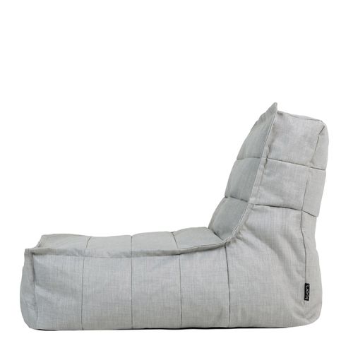 Pouf Chauffeuse Dolce Intérieur Et Extérieur Gris Clair 75 X 96 X 75 Cm