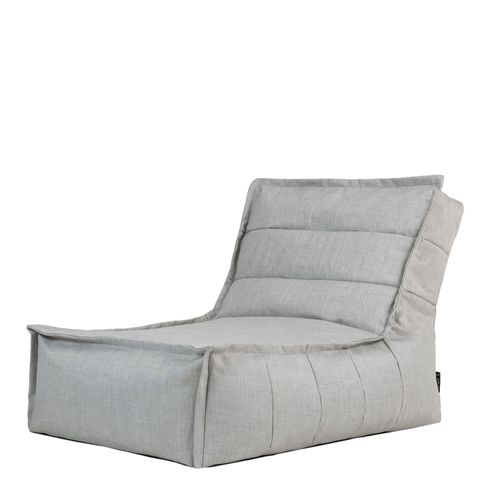 Pouf Chauffeuse Dolce Intérieur Et Extérieur Gris Clair 75 X 96 X 75 Cm